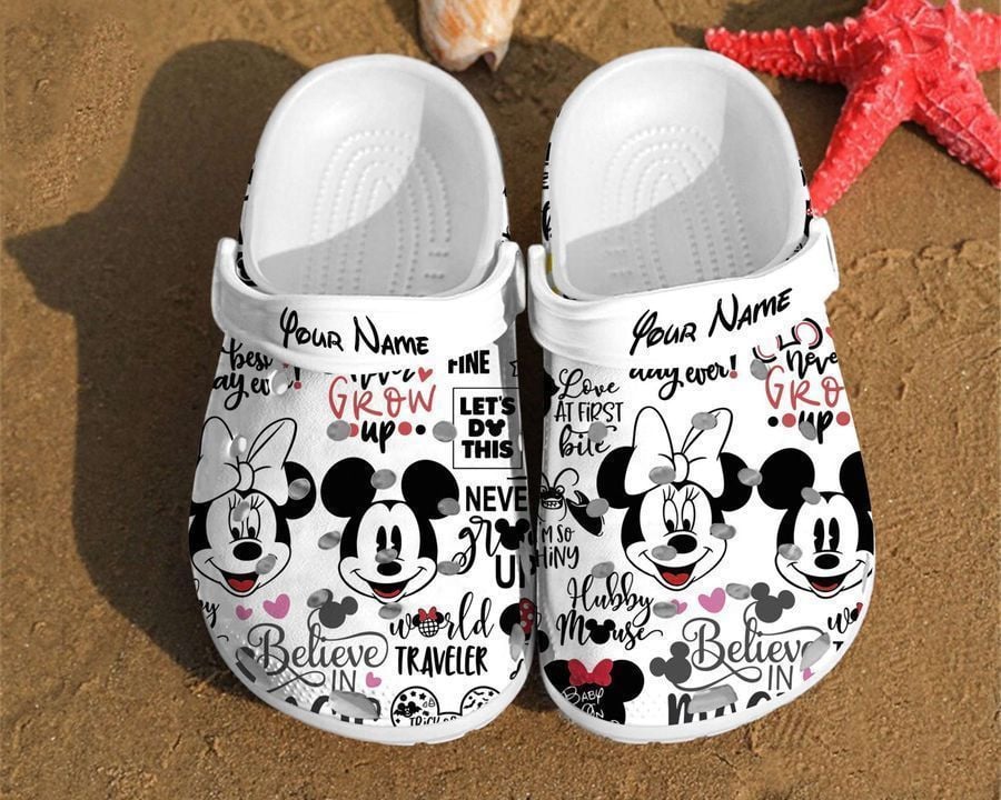 Footwearmerch Personalized Disney Pattern Mickey Mouse Unique Gifts For Fans Clog Shoes – Footwearmerch