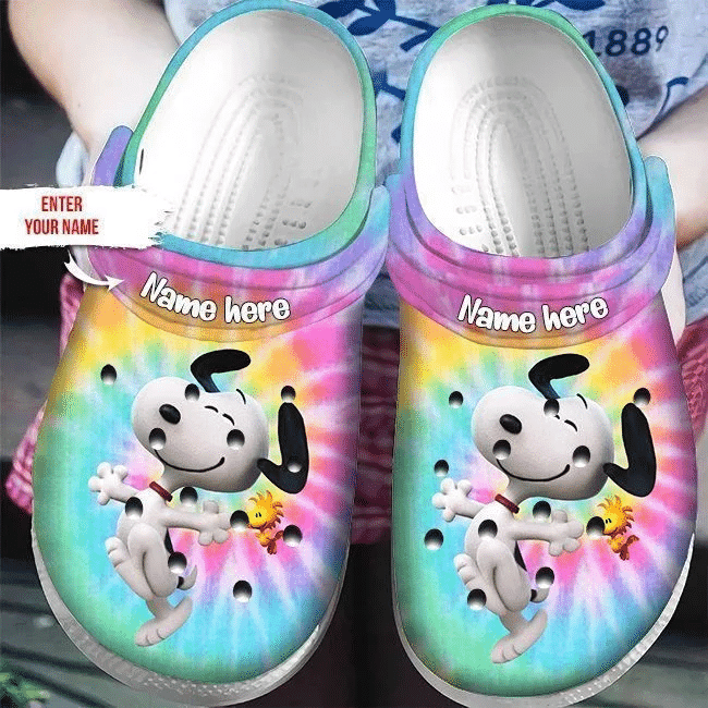 Footwearmerch Snoopy And Woodstock Clog Shoes - Footwearmerch