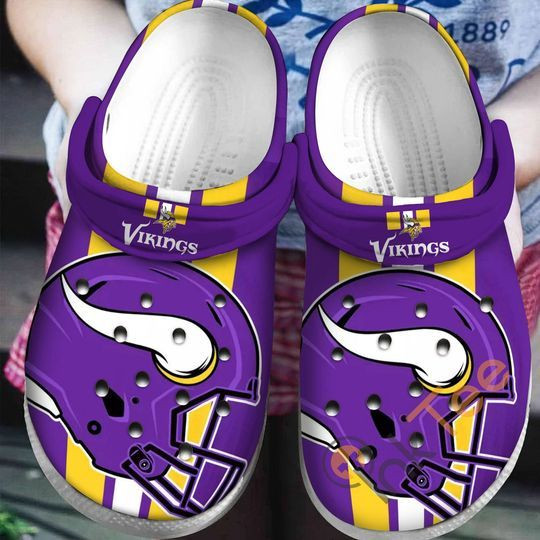 Footwearmerch Minnesota Vikings Sport Crocs Crocband Shoes Clogs Custom ...