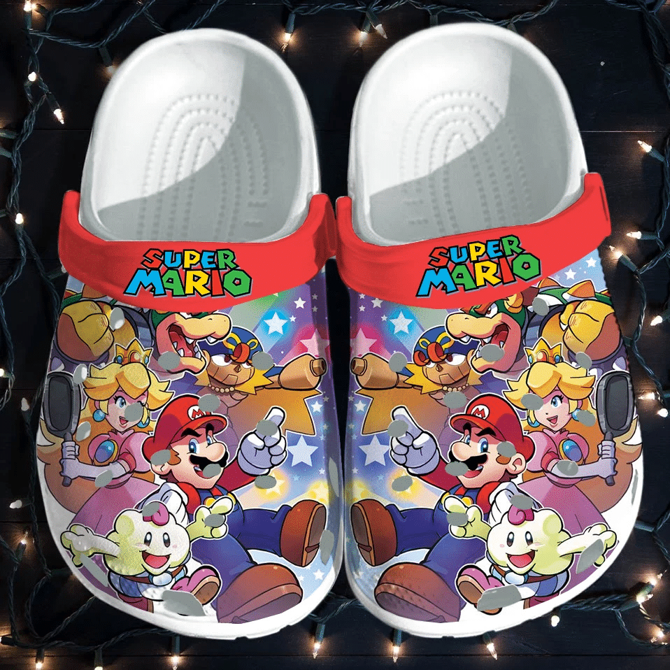 Footwearmerch Super Mario Bros Crocs Clog Shoes - Footwearmerch