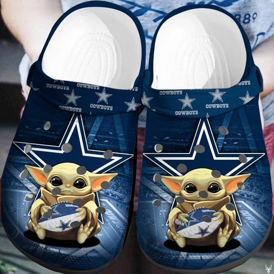 Footwearmerch Yoda Dallas Cowboys NFL Sport Crocs Clog Shoes – Footwearmerch