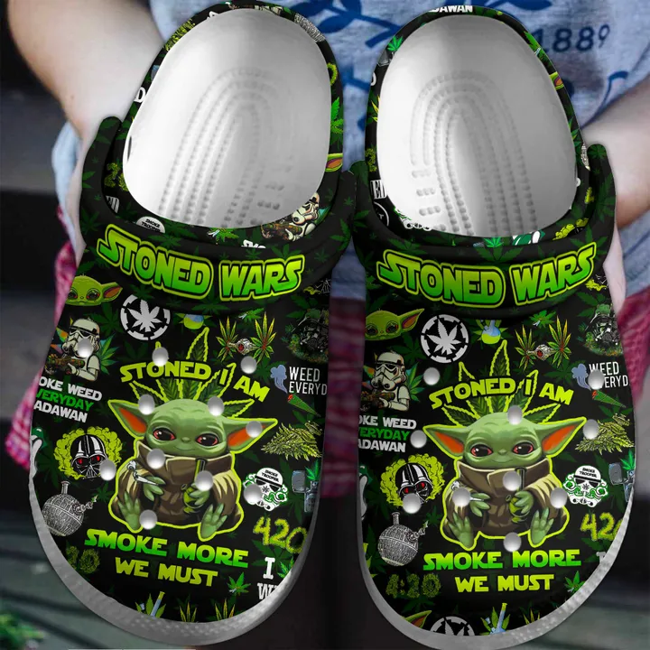 Star Wars Yoda Crocs Shoes Comfortable Clogs Crocband For Men Women