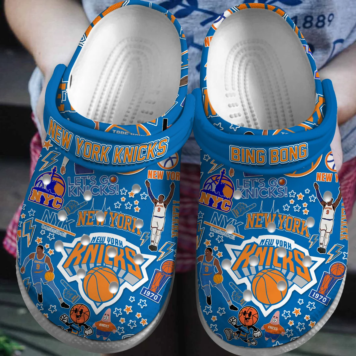 Footwearmerch New York Knicks Basketball team NBA Sport Crocs Clogs ...
