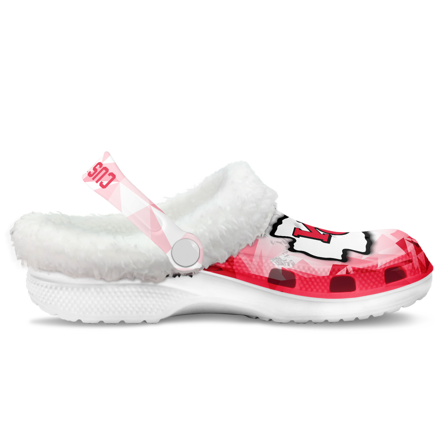 Footwearmerch Kansas City Chiefs NFL Crocs Crocband Fleece Lined Clogs Shoes Comfortable For Men Women and Kids In Winter