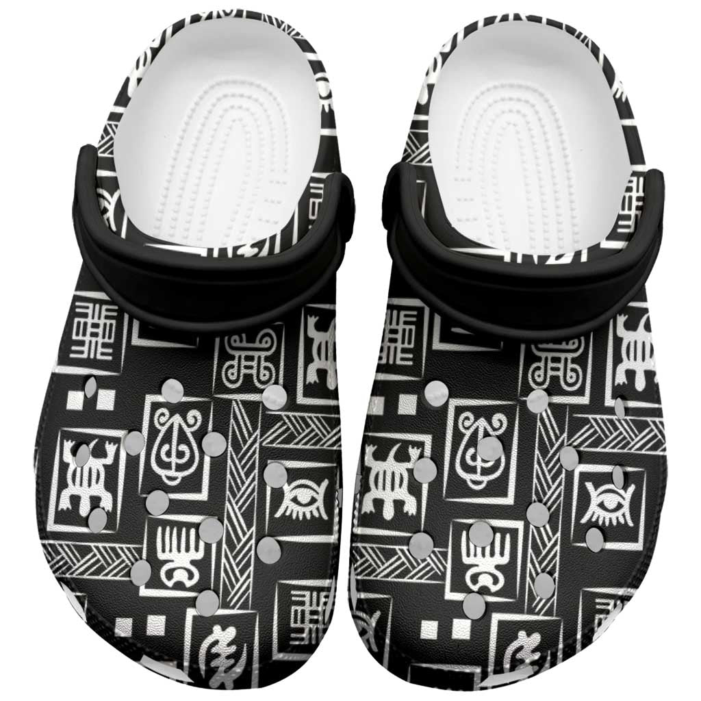 Footwearmerch African Adinkra Symbols Crocs Crocband Clogs Shoes Comfortable For Men Women and Kids