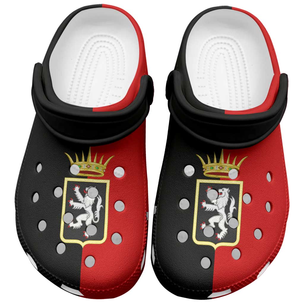 Footwearmerch Aosta Valley Italy Flag Crocs Crocband Clogs Shoes Comfortable For Men Women and Kids