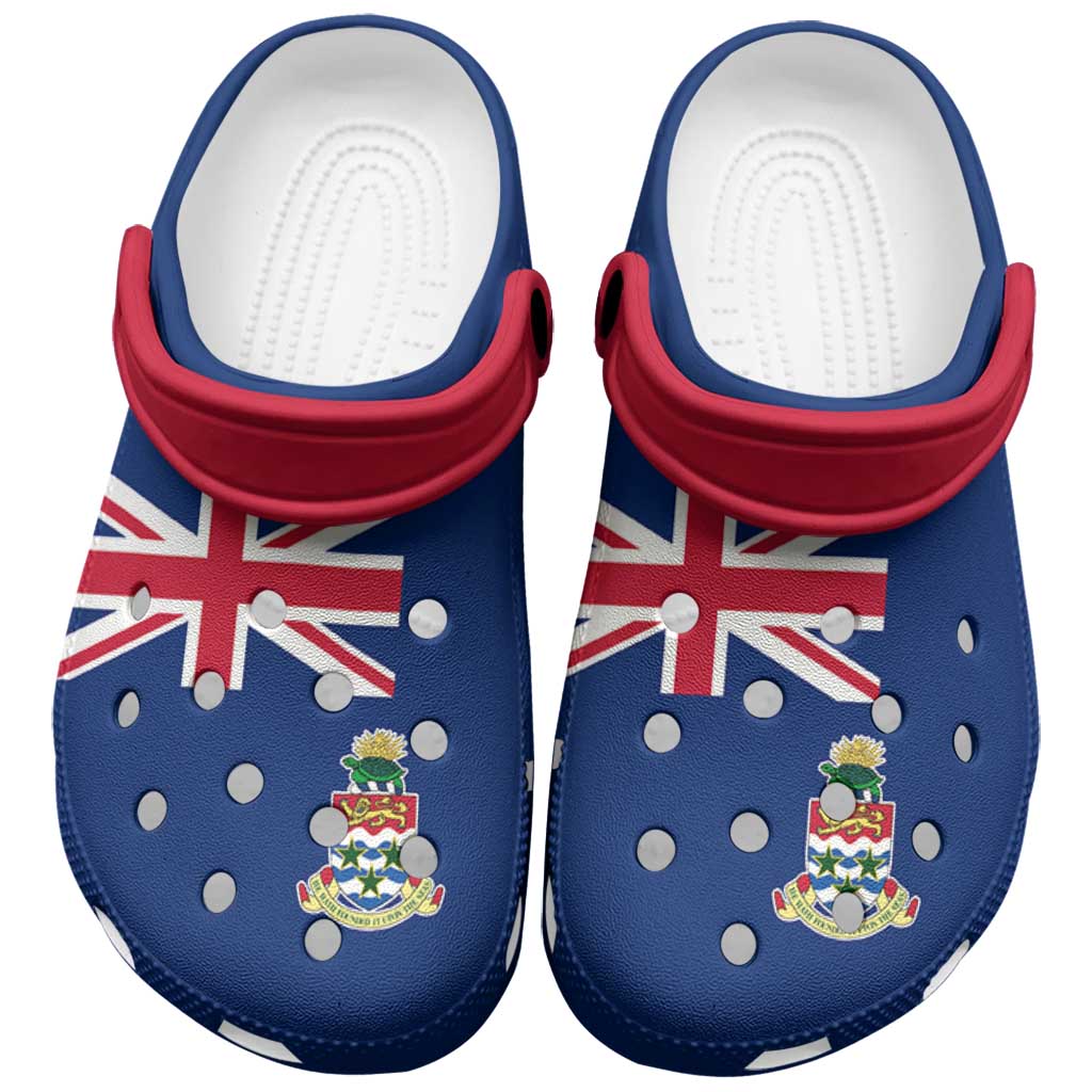 Footwearmerch Cayman Islands Flag Crocs Crocband Clogs Shoes Comfortable For Men Women and Kids