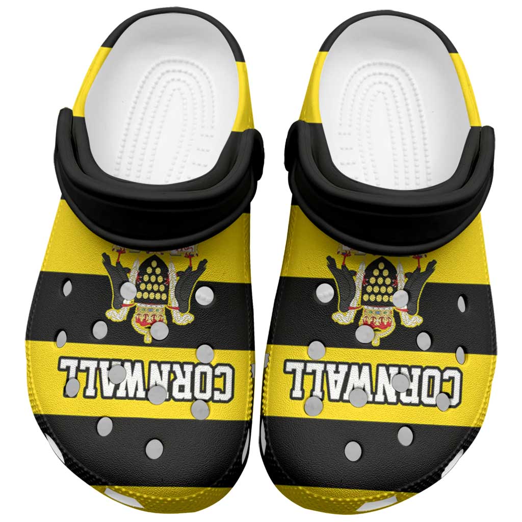 Footwearmerch Cornwall Rugby Crocs Crocband Clogs Shoes Comfortable For Men Women and Kids