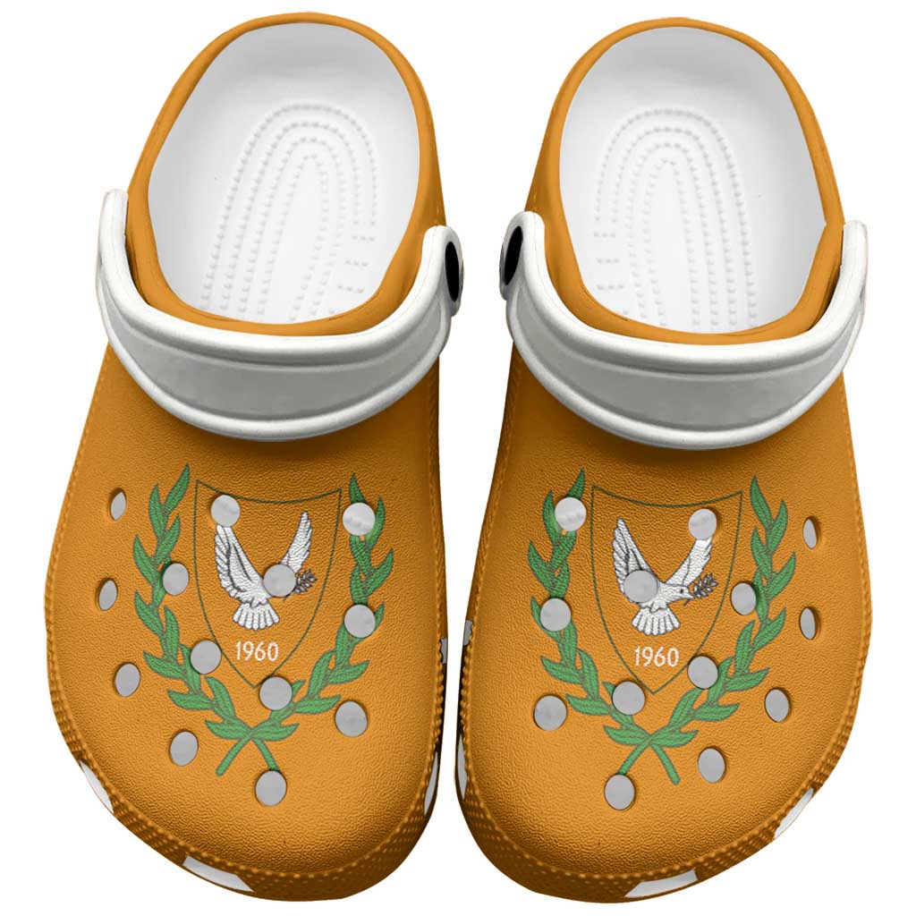 Footwearmerch Cyprus Flag Crocs Crocband Clogs Shoes Comfortable For Men Women and Kids