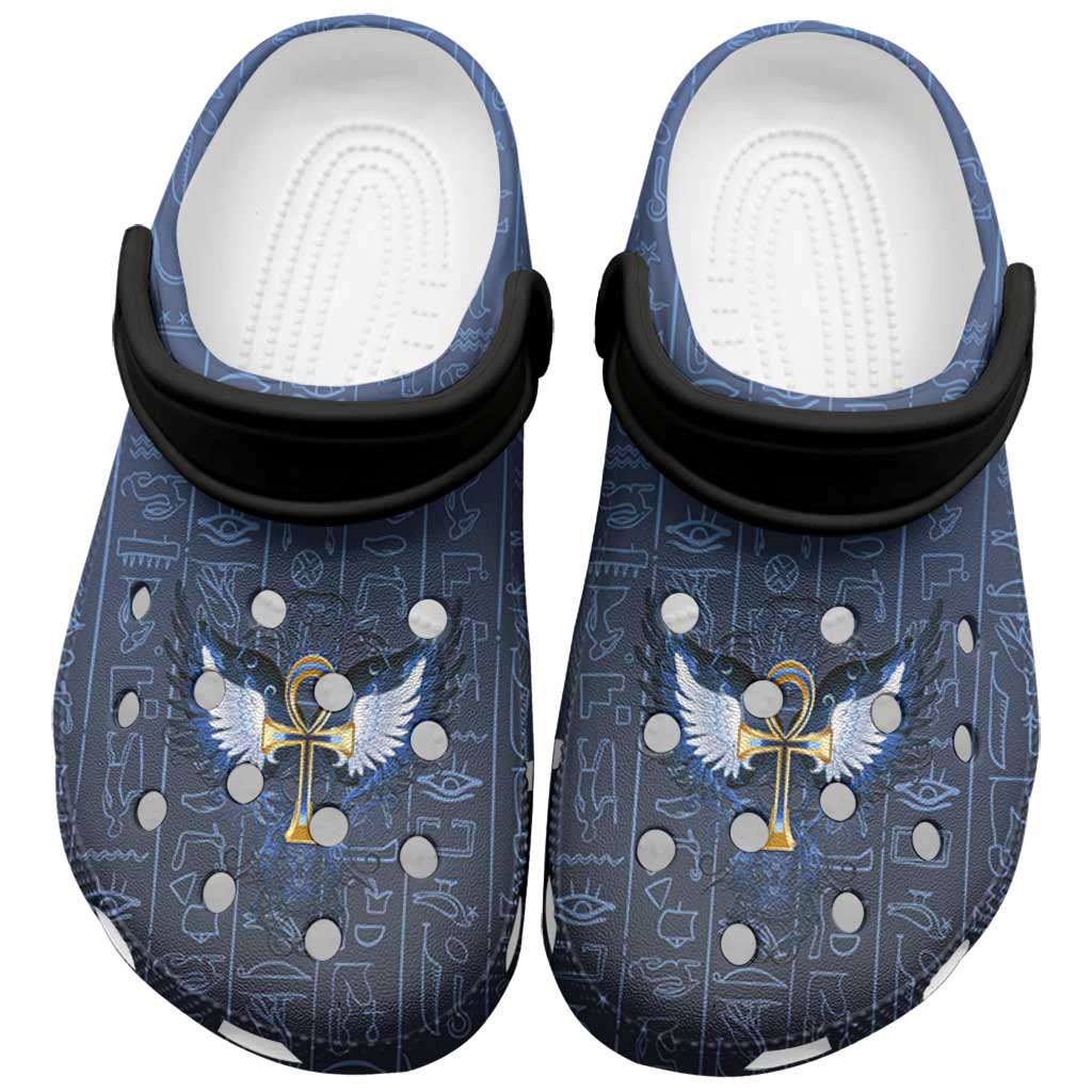 Footwearmerch Egyptian Ankh Crocs Crocband Clogs Shoes Comfortable For Men Women and Kids