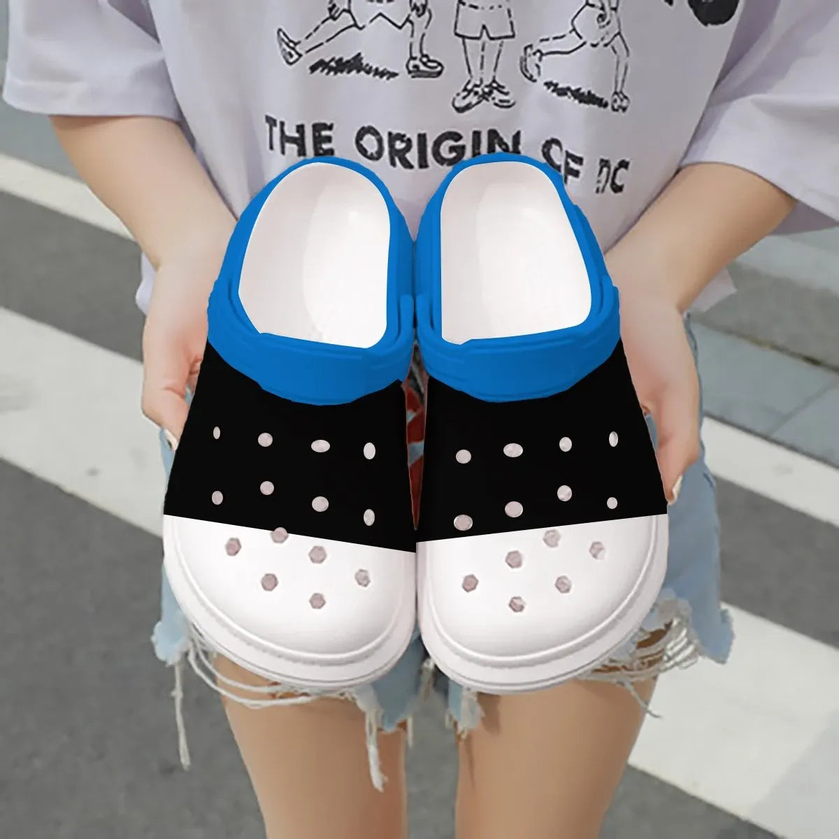 Footwearmerch Estonia Flag Crocs Crocband Clogs Shoes Comfortable For Men Women and Kids