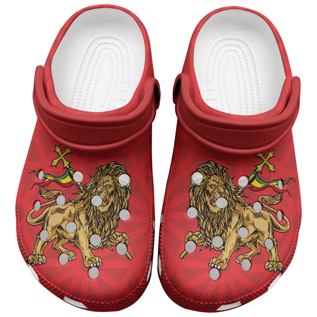 Footwearmerch Ethiopia Football Crocs Crocband Clogs Shoes Comfortable For Men Women and Kids