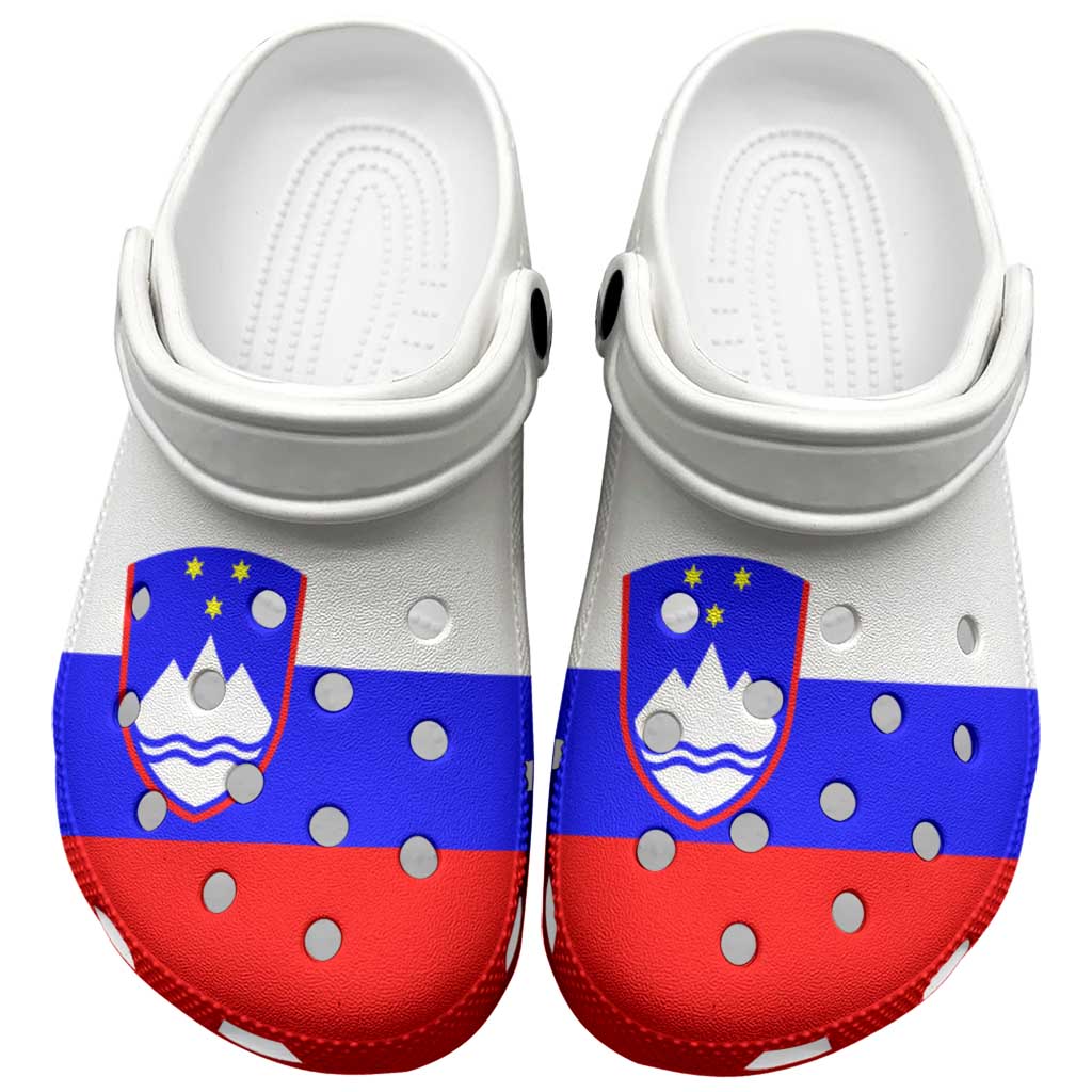 Footwearmerch Slovenia Flag Crocs Crocband Clogs Shoes Comfortable For Men Women and Kids