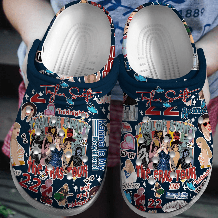 Footwearmerch Taylor Swift Crocs Clogs Crocband Shoes Comfortable