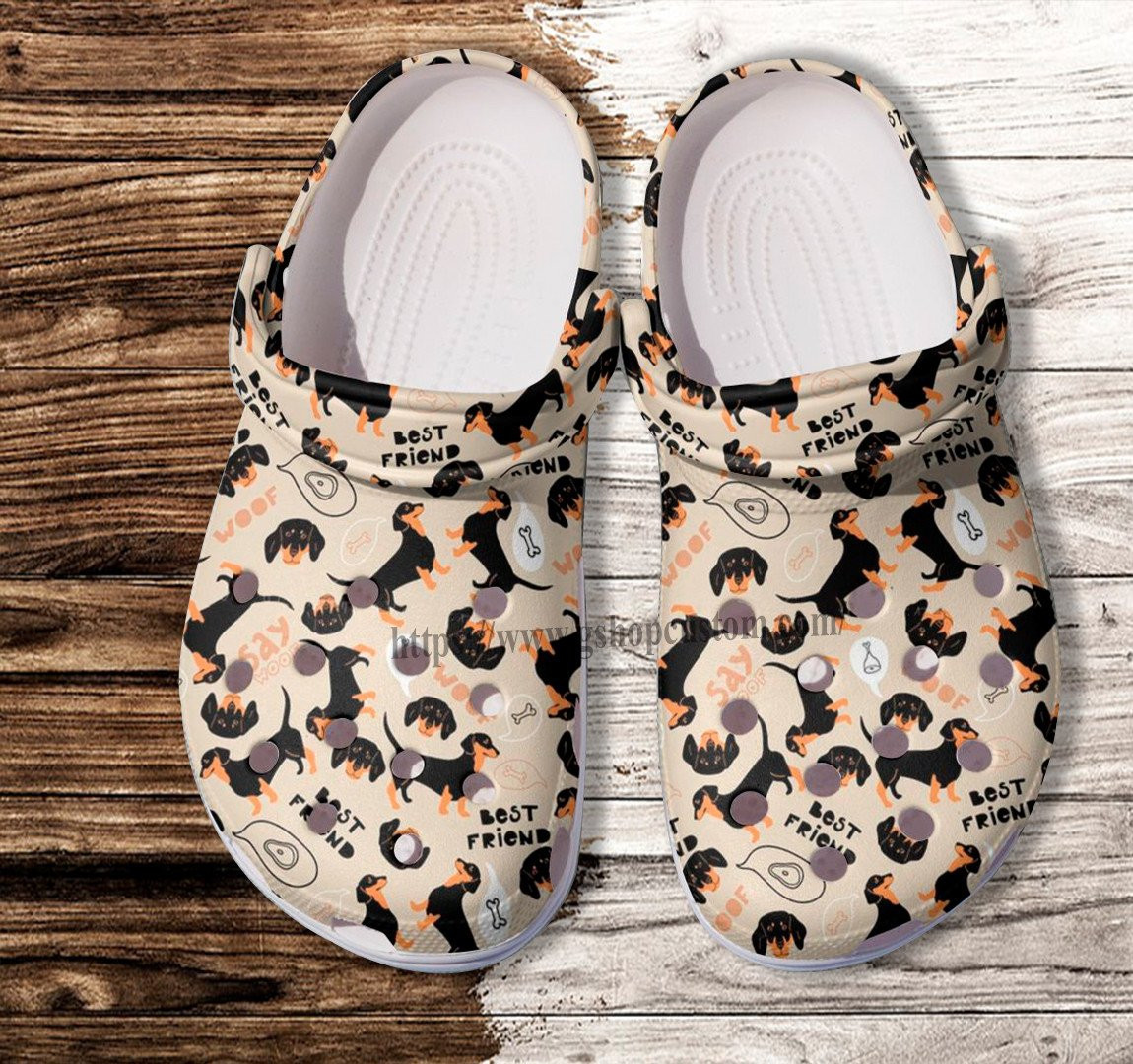 footwearmerch-dachshund-dog-best-friend-shoes-gift-men-women-dachshund-dog-pattern-shoes-croc-clogs-umh0j