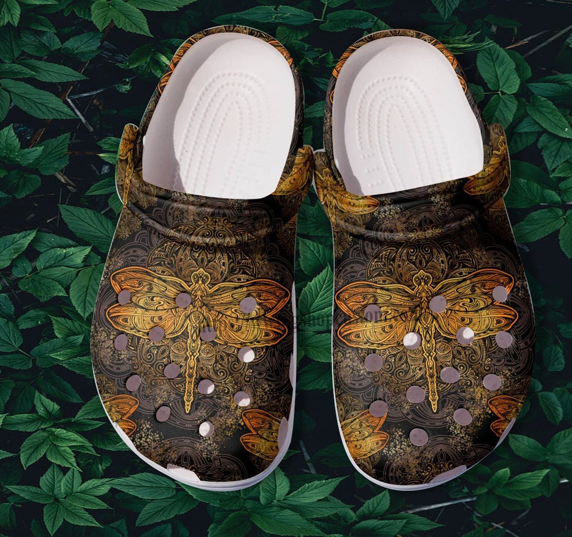footwearmerch-dragonfly-golden-boho-culture-shoes-gift-women-dragonfly-hippie-boho-vintage-clogs-gift-women-mother-day-llt5q
