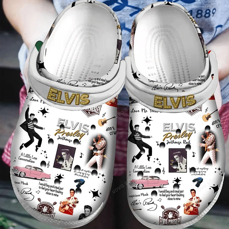 Footwearmerch Elvis Presley Crocs Clog Shoes