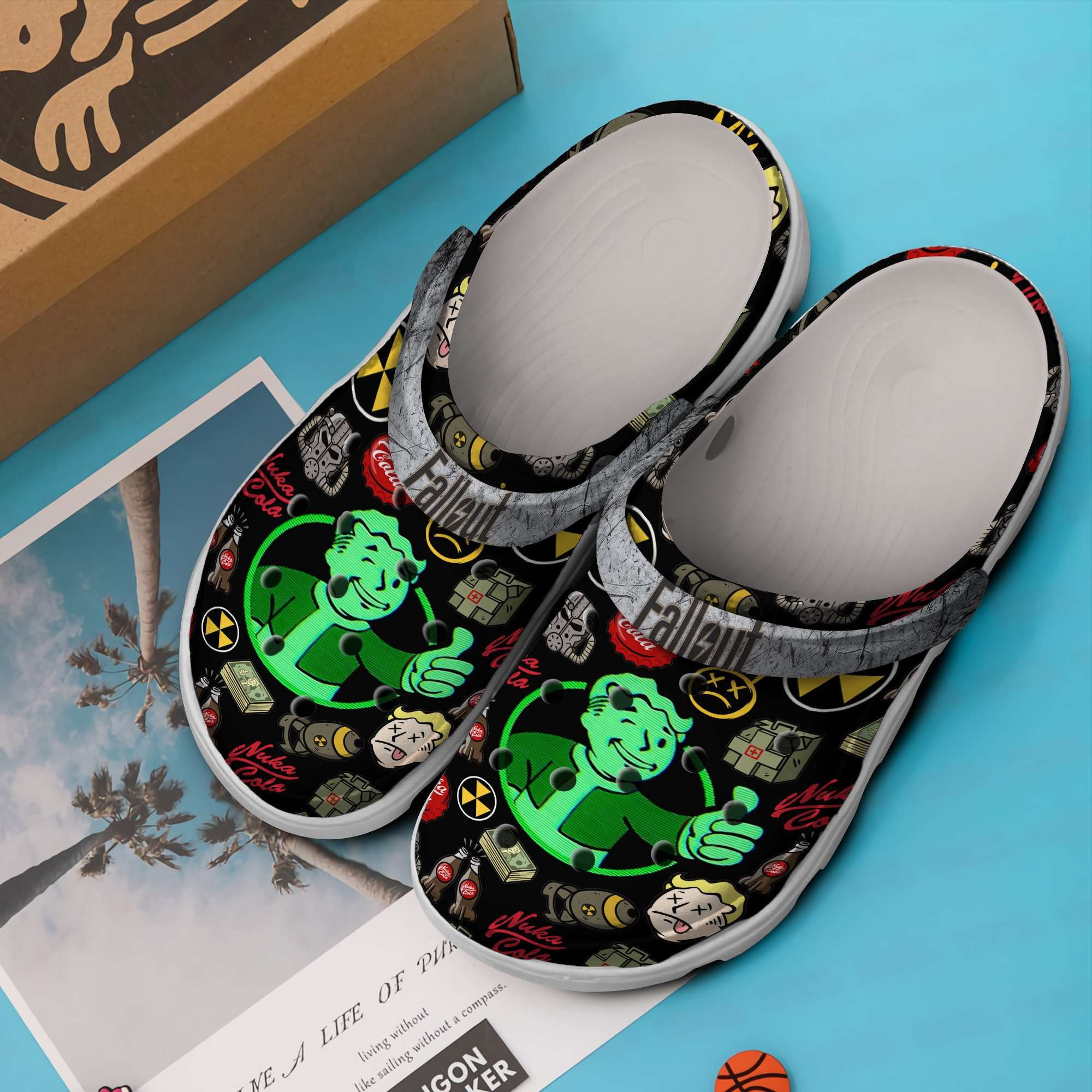Footwearmerch Fallout Shelter Game Crocs Crocband Clogs Shoes Comfortable For Men Women and Kids