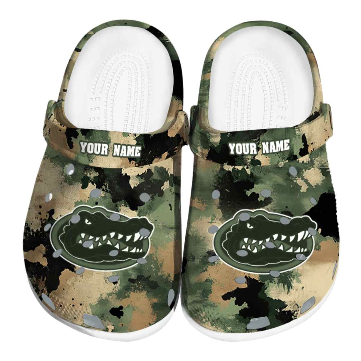 Footwearmerch Florida Gators NCAA Sport Crocs Crocband Clogs Shoes Comfortable For Men Women and Kids