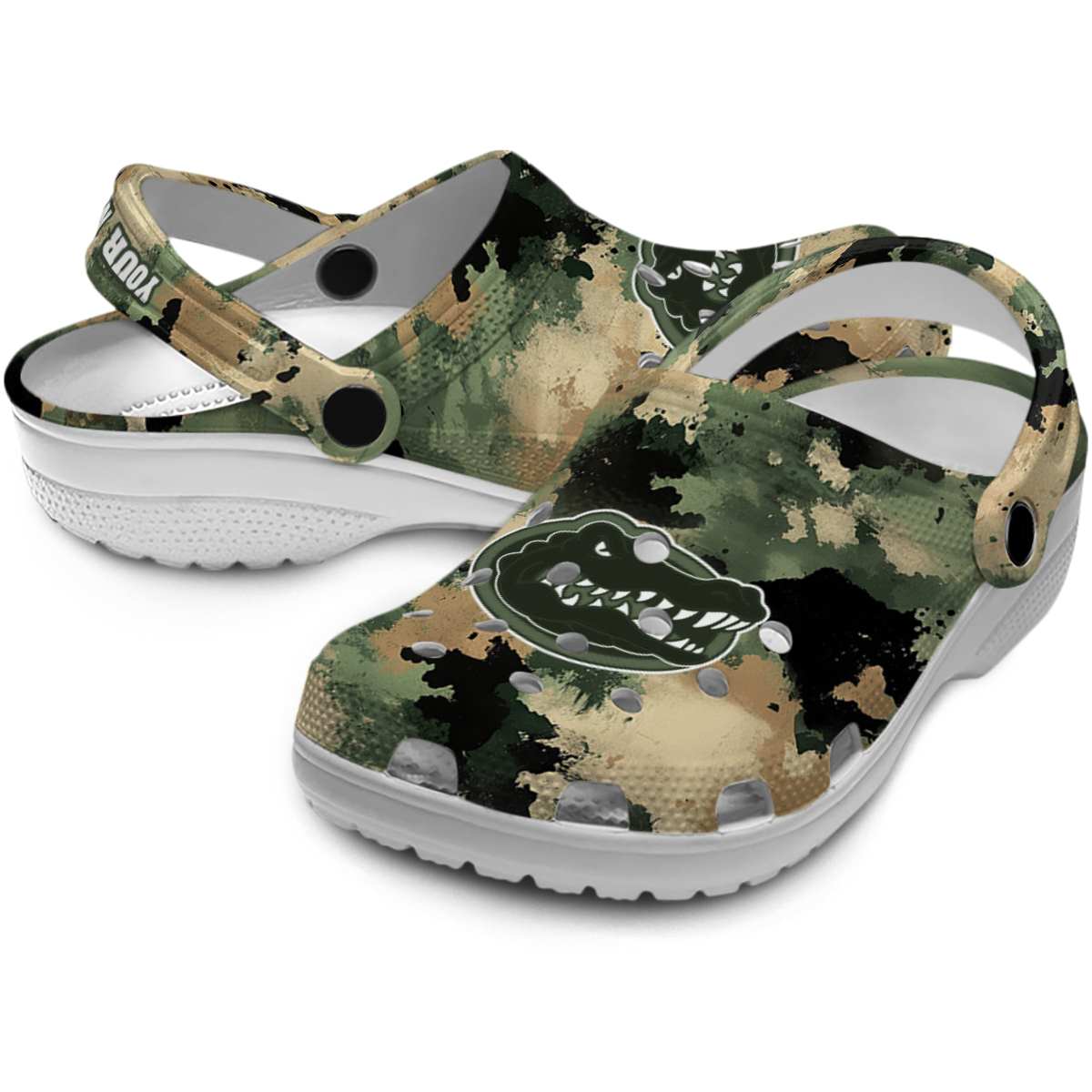 Footwearmerch Florida Gators NCAA Sport Crocs Crocband Clogs Shoes Comfortable For Men Women and Kids