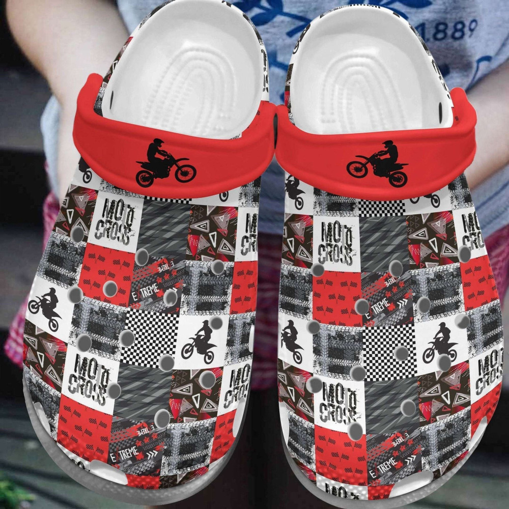 Footwearmerch For Motocross Lover Rubber clog Shoes Comfy Footwear