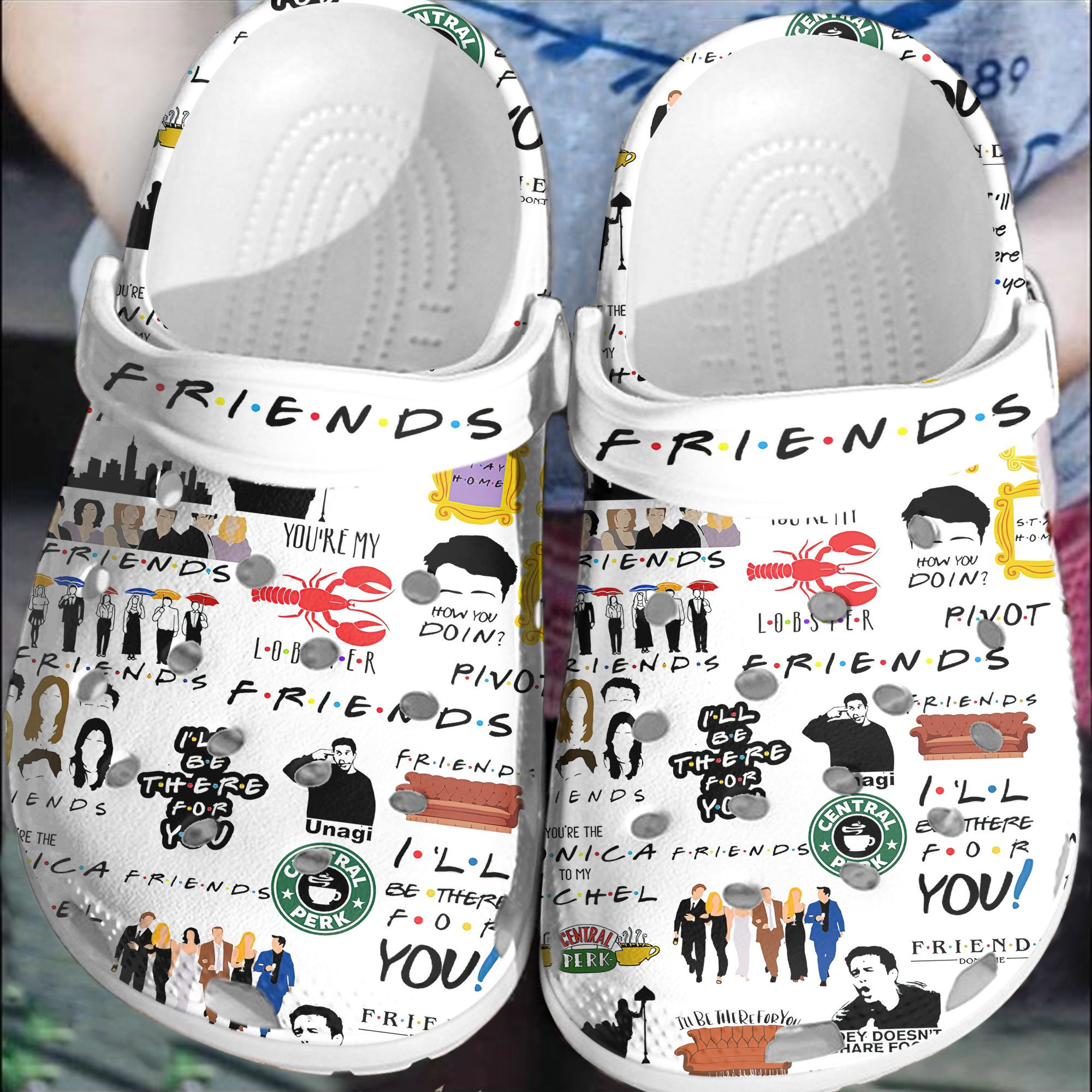 Footwearmerch Friends Tv Show Crocband Clogs