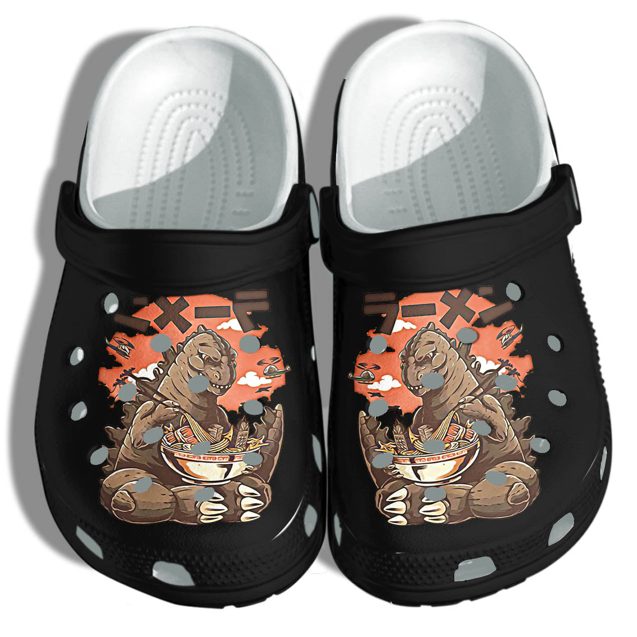 Footwearmerch Godzilla Anime Shoes 2022 Funny - Anime Godzilla Noodle Japan Outdoor Shoes For Men Women