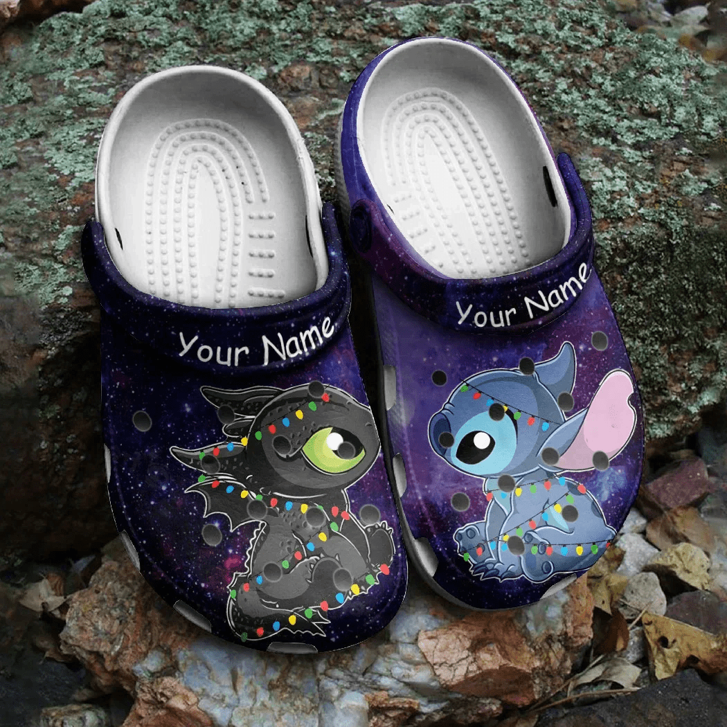Footwearmerch Lilo And Stitch Crocs Crocband Comfortable Clogs Shoes For Men Women
