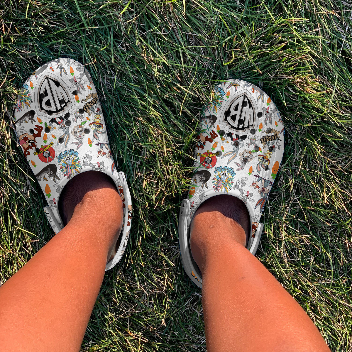 Footwearmerch Looney Tunes Cartoon Premium Crocs Crocband Clogs Shoes Comfortable For Men Women and Kids