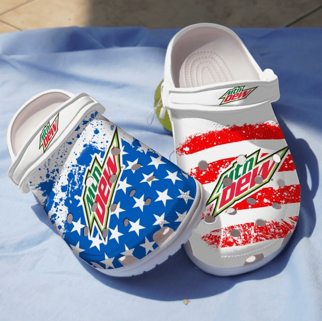 Footwearmerch Mountain Dew Crocband Clogs Crocs Shoes Comfortable For Men Women