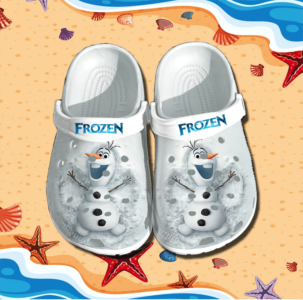 Footwearmerch Olaf Crocs Clog Shoes