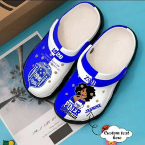 Footwearmerch Personalized Zeta Phi Beta Finer Woman 1920 102 Gift For Lover Rubber clog Shoes Comfy Footwear
