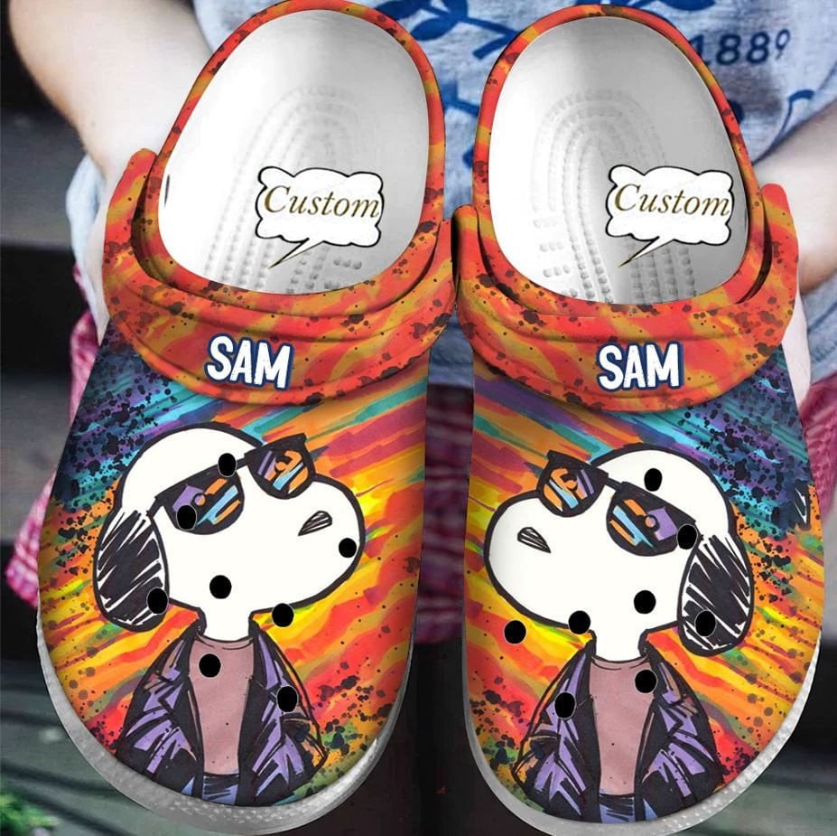 Footwearmerch Snoopy Crocs Shoes Comfortable Crocband Clogs for men women