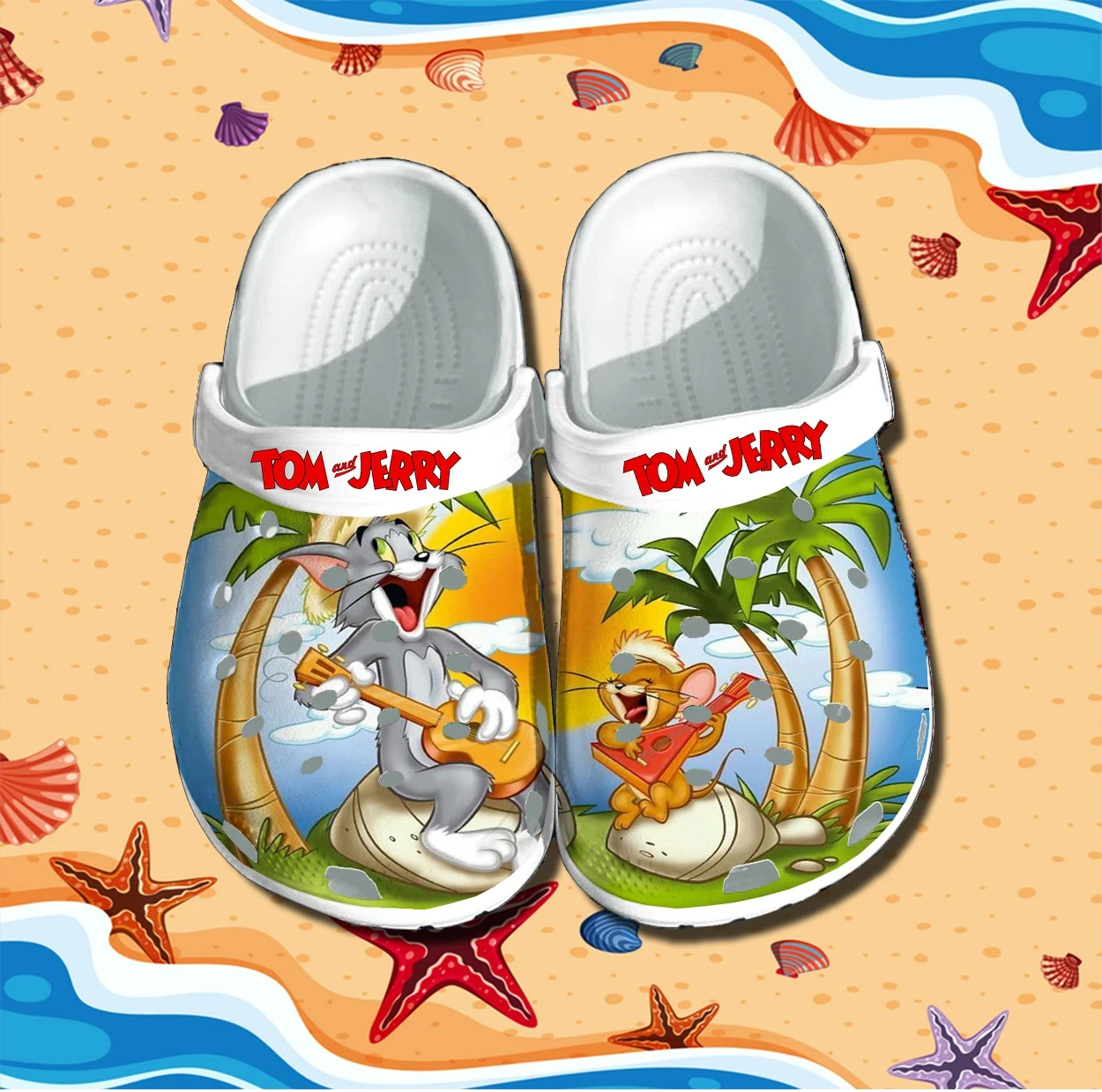 Footwearmerch Tom and Jerry Crocs Clog Shoes