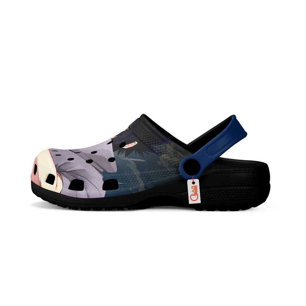 Footwearmerch Uchiha Sasuke and Sakura Haruno Naruto Shippuden Anime Crocs Crocband Clogs Shoes Comfortable For Men Women and Kids