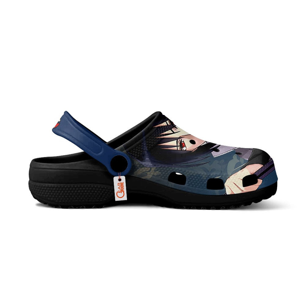 Footwearmerch Uchiha Sasuke and Sakura Haruno Naruto Shippuden Anime Crocs Crocband Clogs Shoes Comfortable For Men Women and Kids