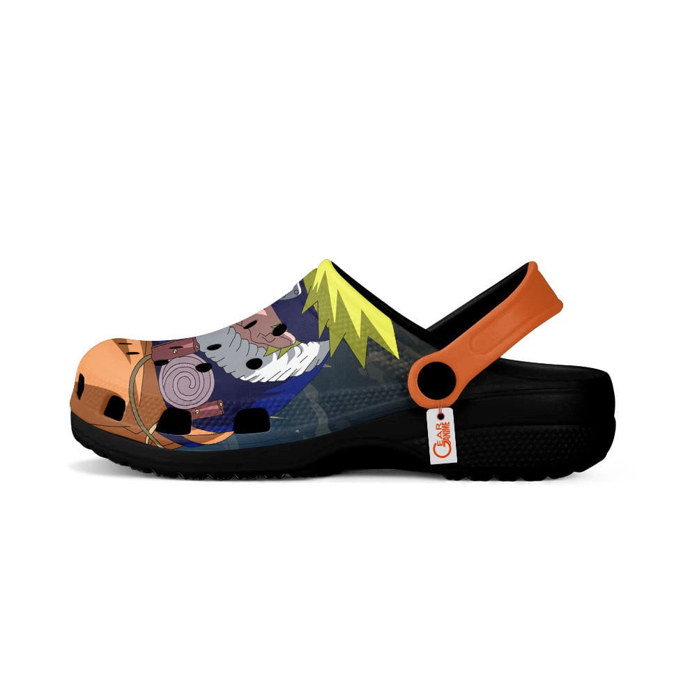 Footwearmerch Uzumaki Naruto and Minato Namikaze Naruto Shippuden Anime Crocs Crocband Clogs Shoes Comfortable For Men Women and Kids