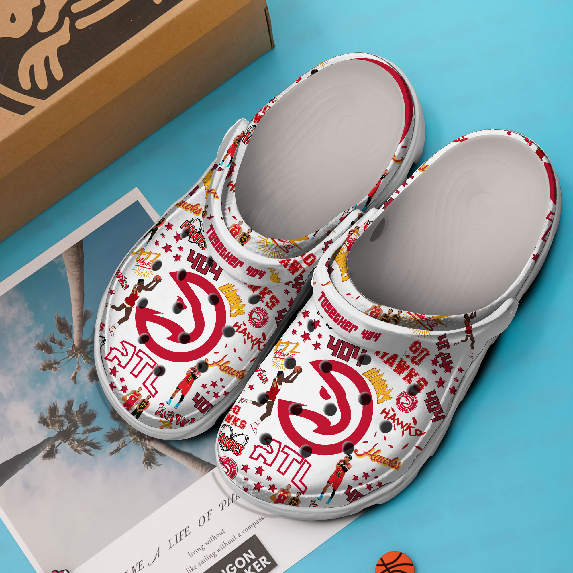 Premium Atlanta Hawks Music Crocs Crocband Clogs Shoes Comfortable For Men Women and Kids