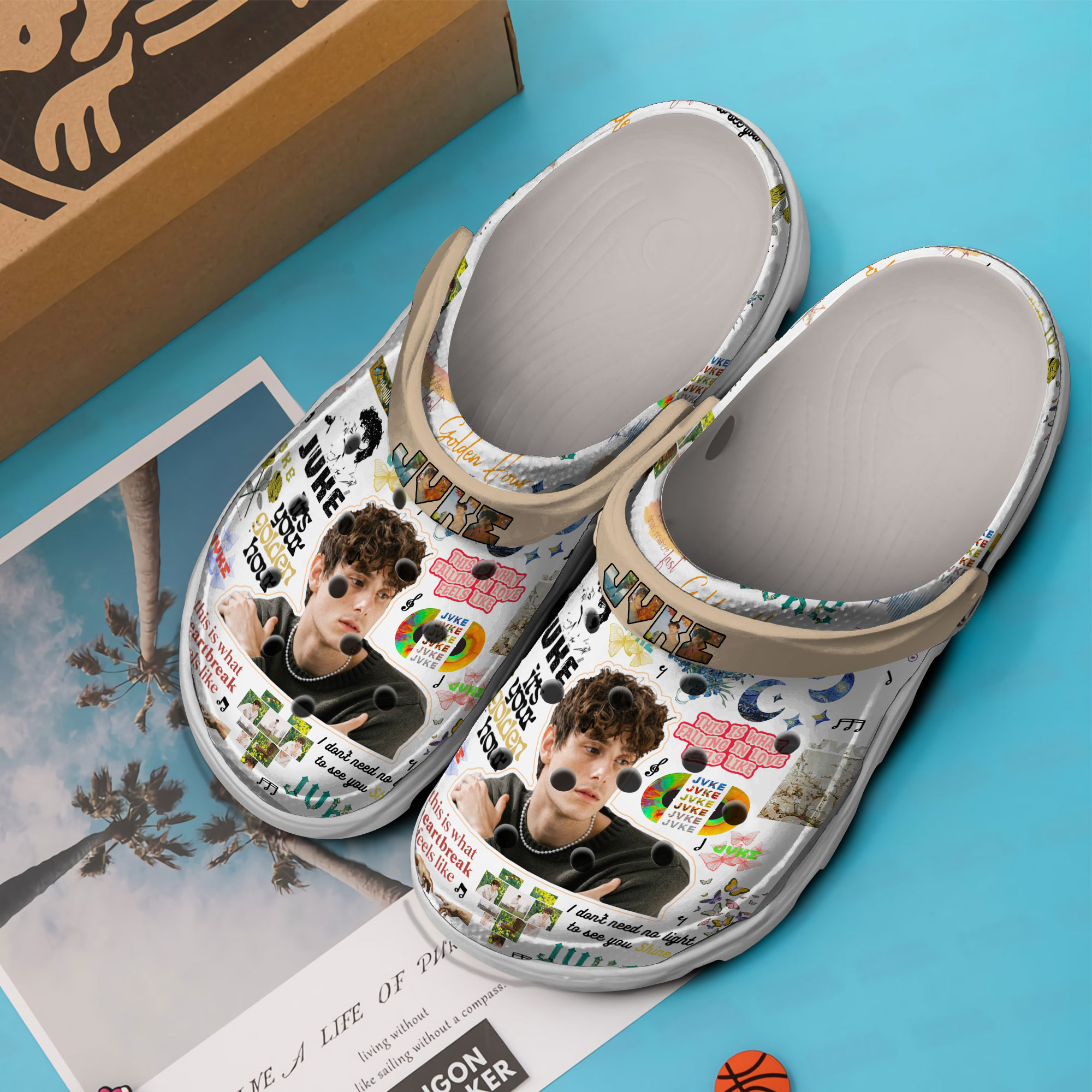 Premium JVKE Music Crocs Crocband Clogs Shoes Comfortable For Men Women and Kids