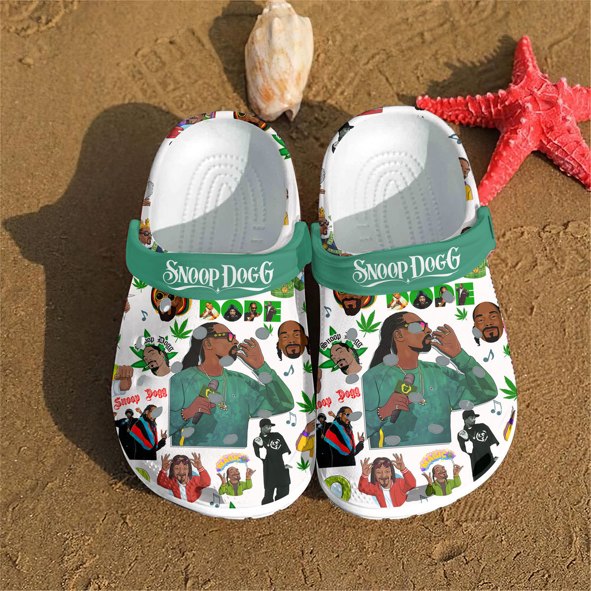 Premium Snoop Dogg Music Crocs Crocband Clogs Shoes Comfortable For Men Women and Kids